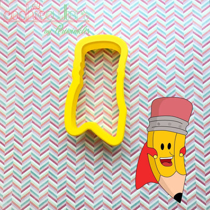 Slim Pencils Cookie Cutter - Periwinkles Cutters