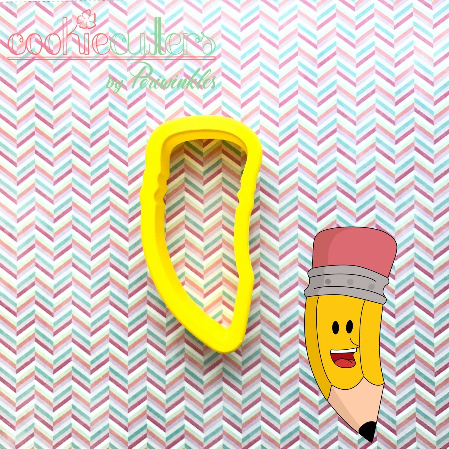 Slim Pencils Cookie Cutter - Periwinkles Cutters
