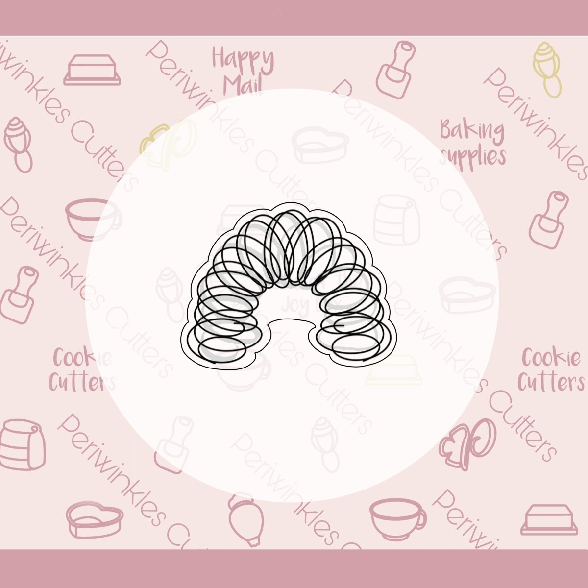 Slinky Toy Cookie Cutter - Periwinkles Cutters