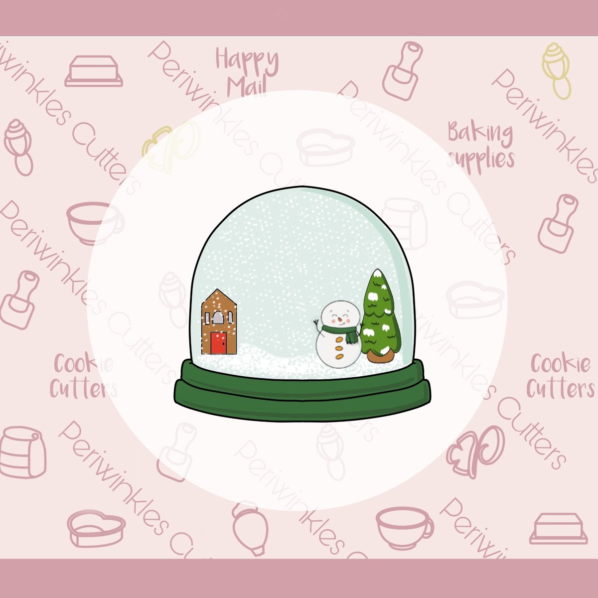 Snow Globe Cookie Cutter - Periwinkles Cutters