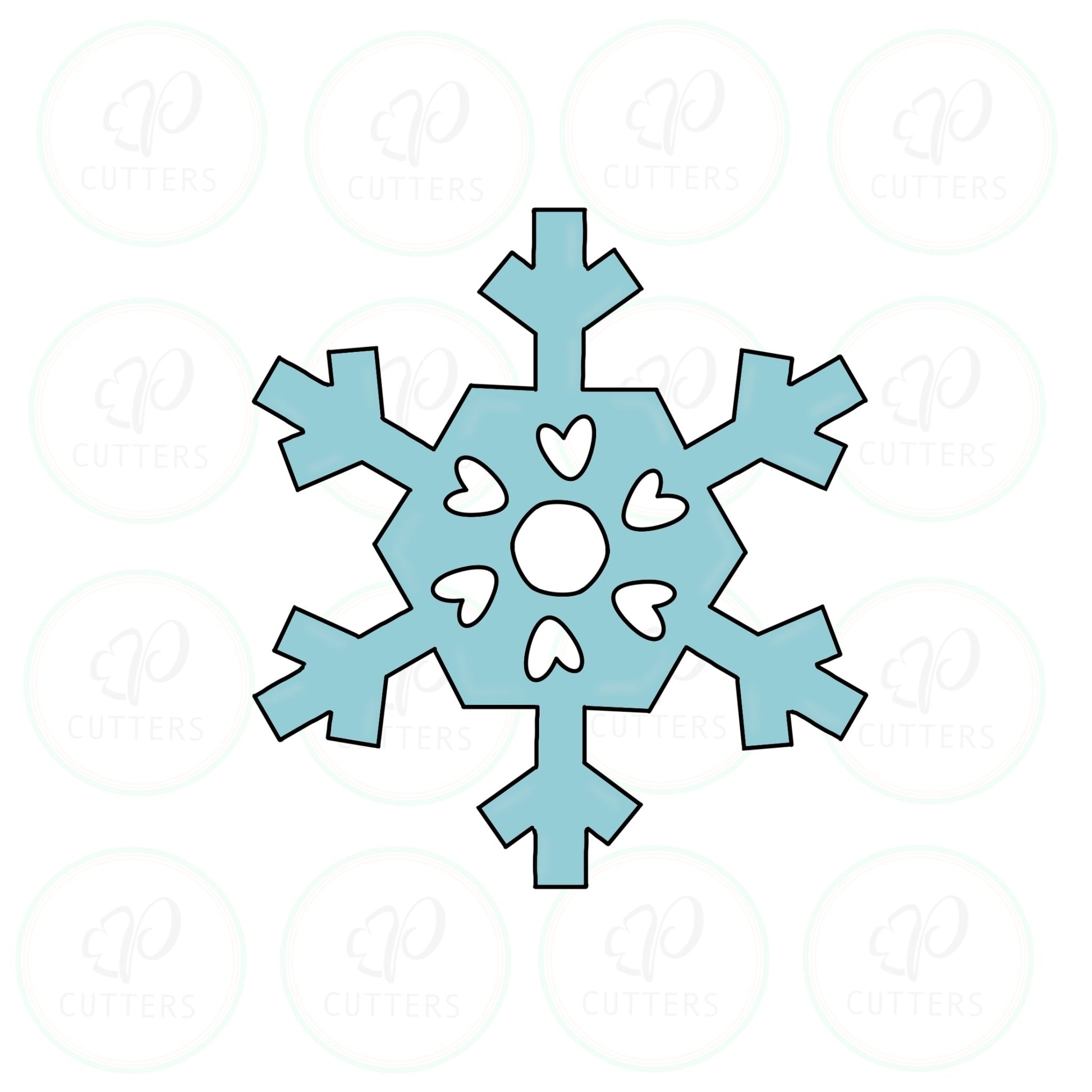 Snowflake 2019 Cookie Cutter - Periwinkles Cutters