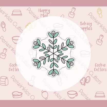 Snowflake Cookie Cutter - Periwinkles Cutters
