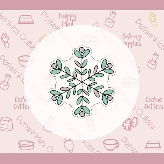 Snowflake Cookie Cutter - Periwinkles Cutters
