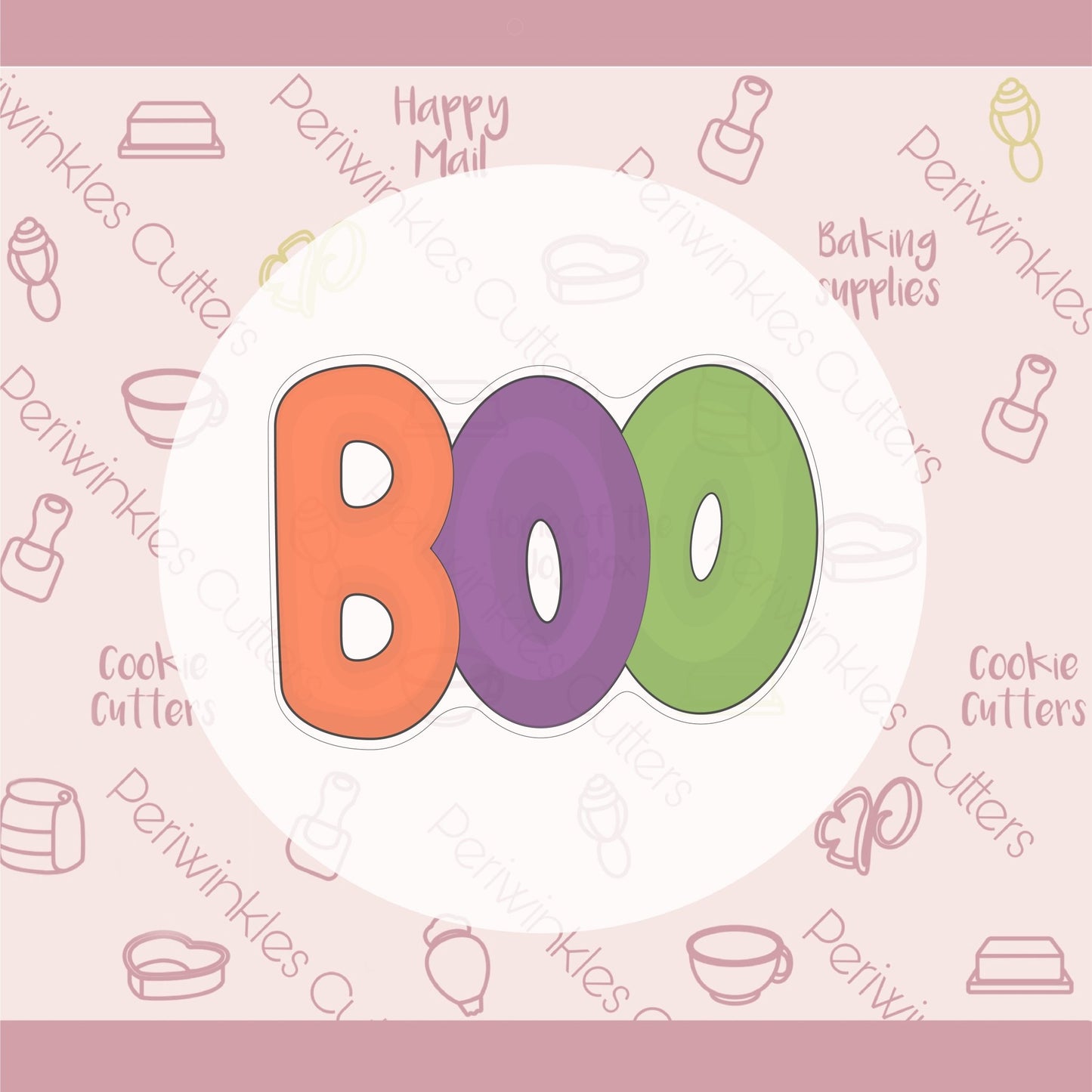 Snowman / Boo Cookie Cutter - Periwinkles Cutters