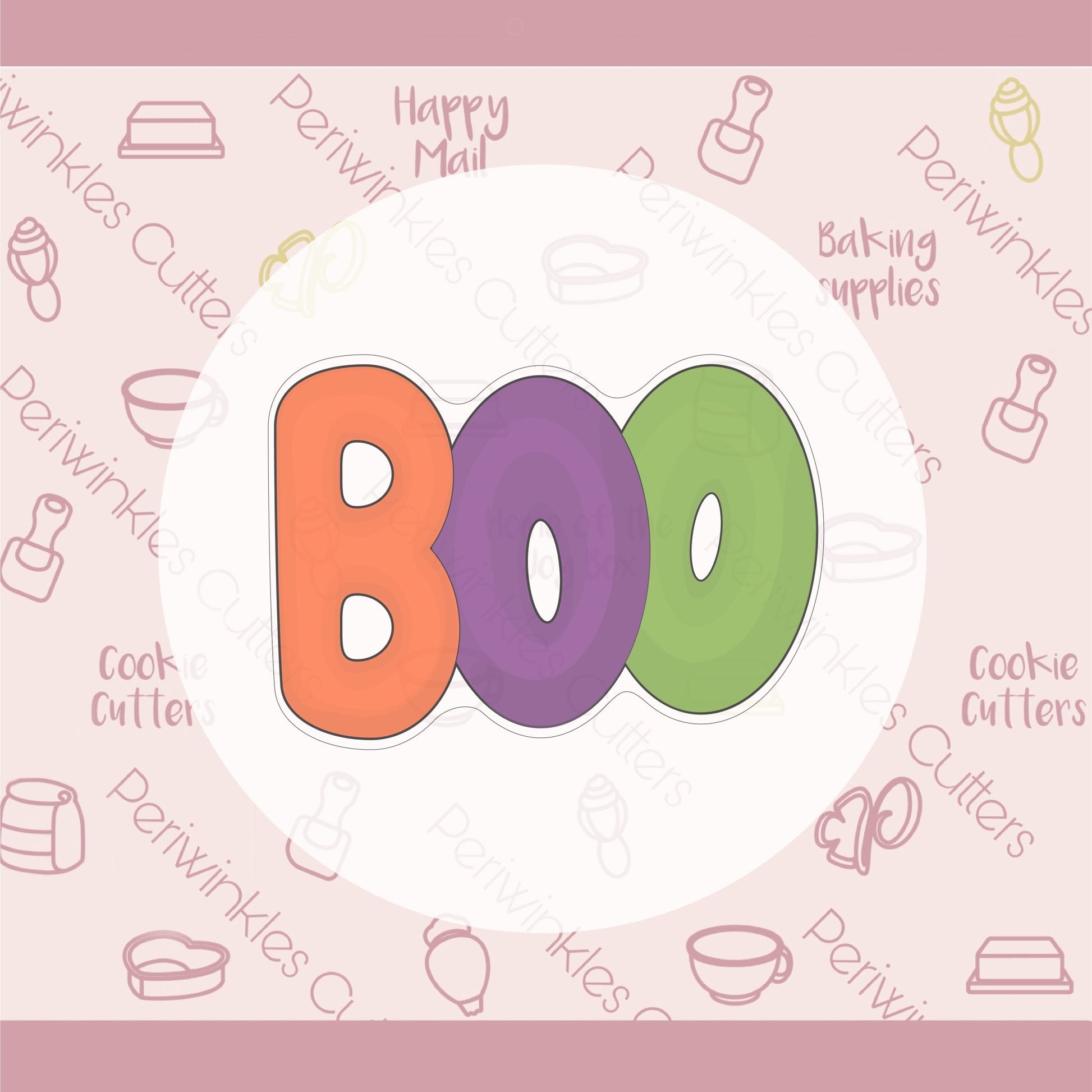 Snowman / Boo Cookie Cutter - Periwinkles Cutters