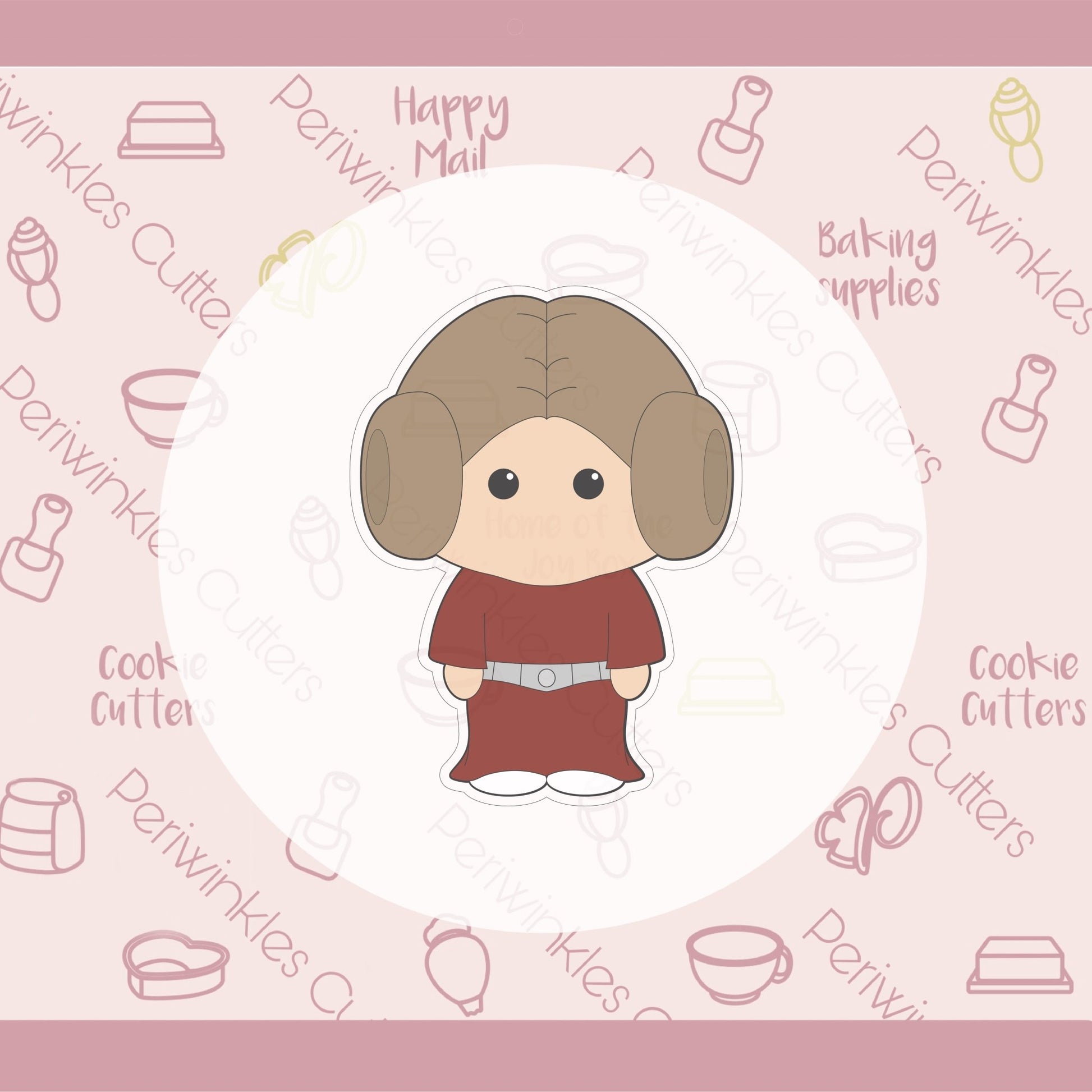 Space Princess Full Body Cookie Cutter - Periwinkles Cutters