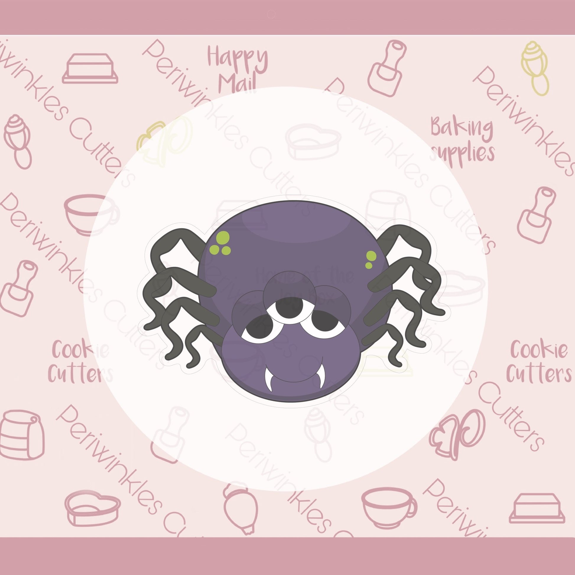 Spider Cookie Cutter - Periwinkles Cutters