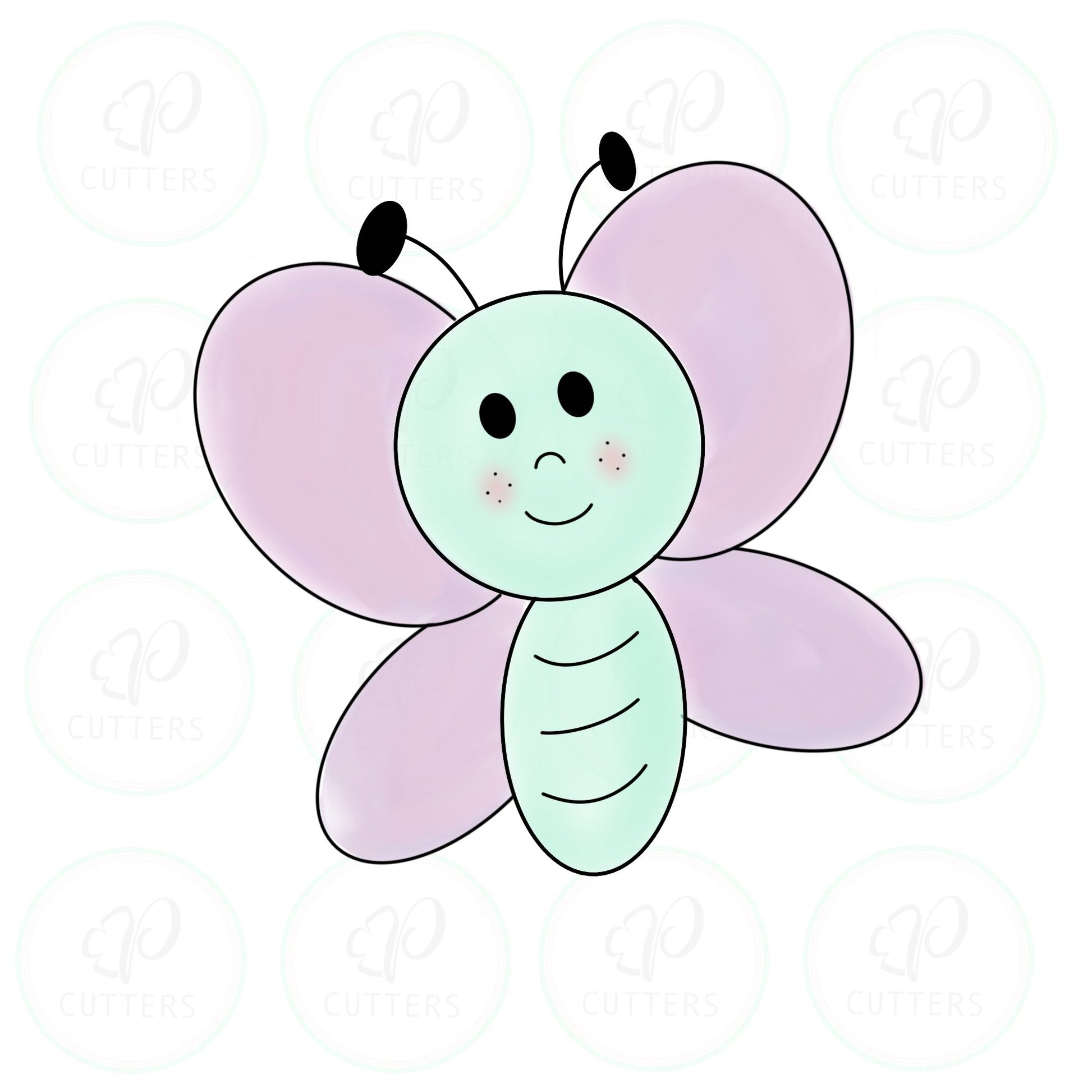 Spring Butterfly Cookie Cutter - Periwinkles Cutters