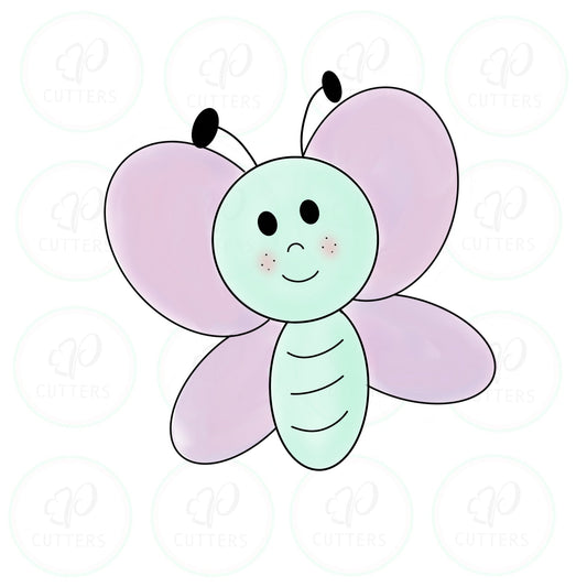 Spring Butterfly Cookie Cutter - Periwinkles Cutters