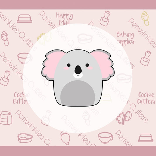 Squish Koala Cookie Cutter - Periwinkles Cutters Cookie Cutter