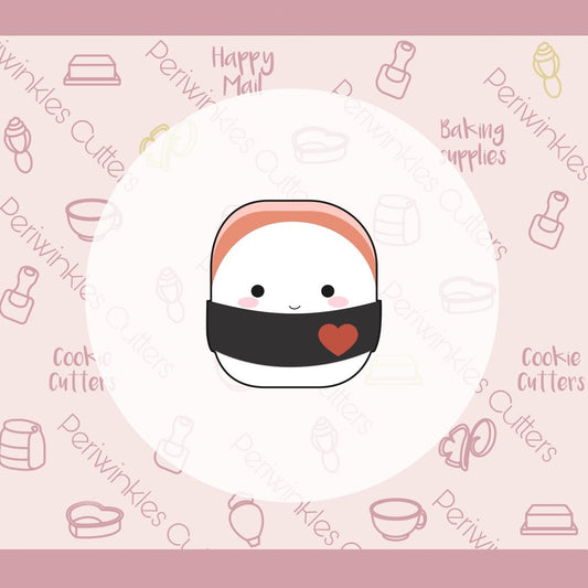 Squish Sushi Roll Cookie Cutter - Periwinkles Cutters Cookie Cutter