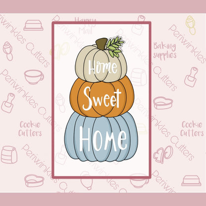 Stack of Pumpkins Set of 3 Cookie Cutter - Periwinkles Cutters