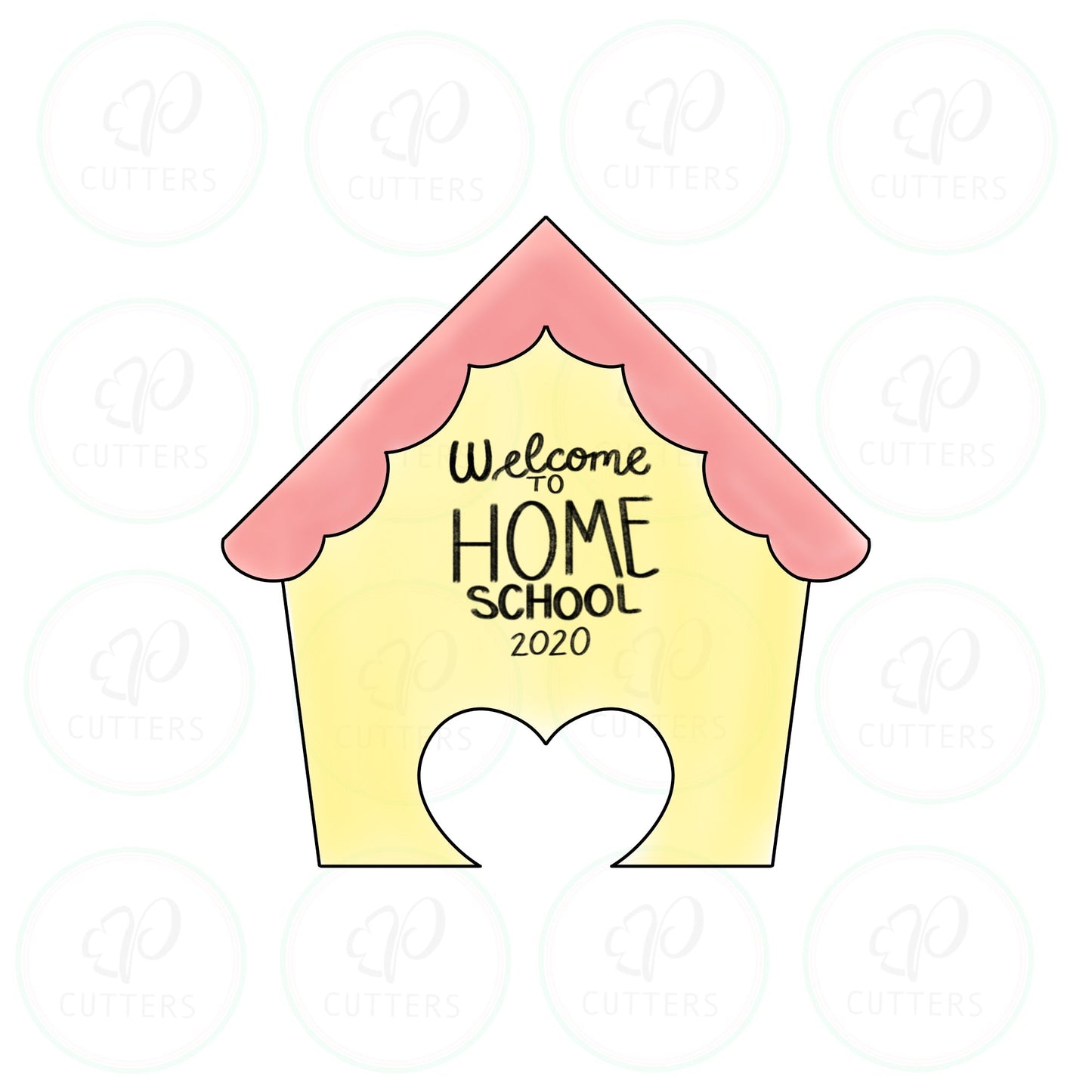 Stay Home House Cookie Cutter - Periwinkles Cutters