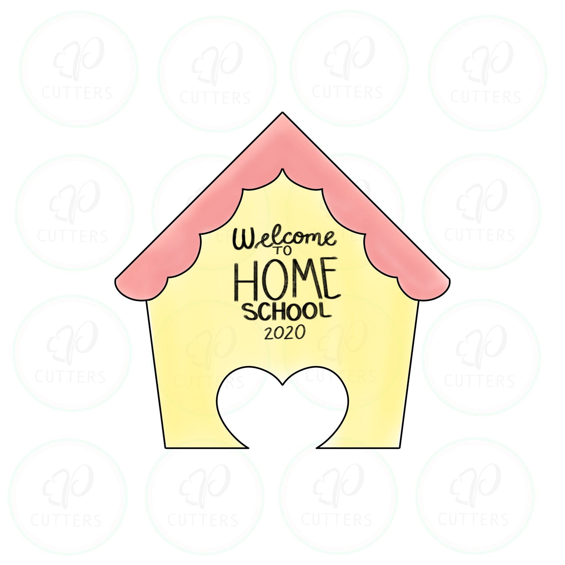 Stay Home House Cookie Cutter - Periwinkles Cutters