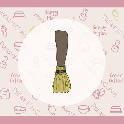 Stick Tallish Broom Cookie Cutter - Periwinkles Cutters