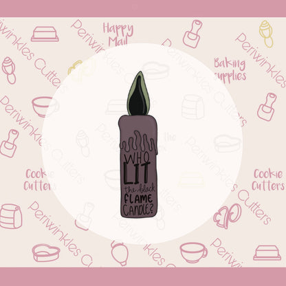 Stick Tallish Candle Cookie Cutter - Periwinkles Cutters