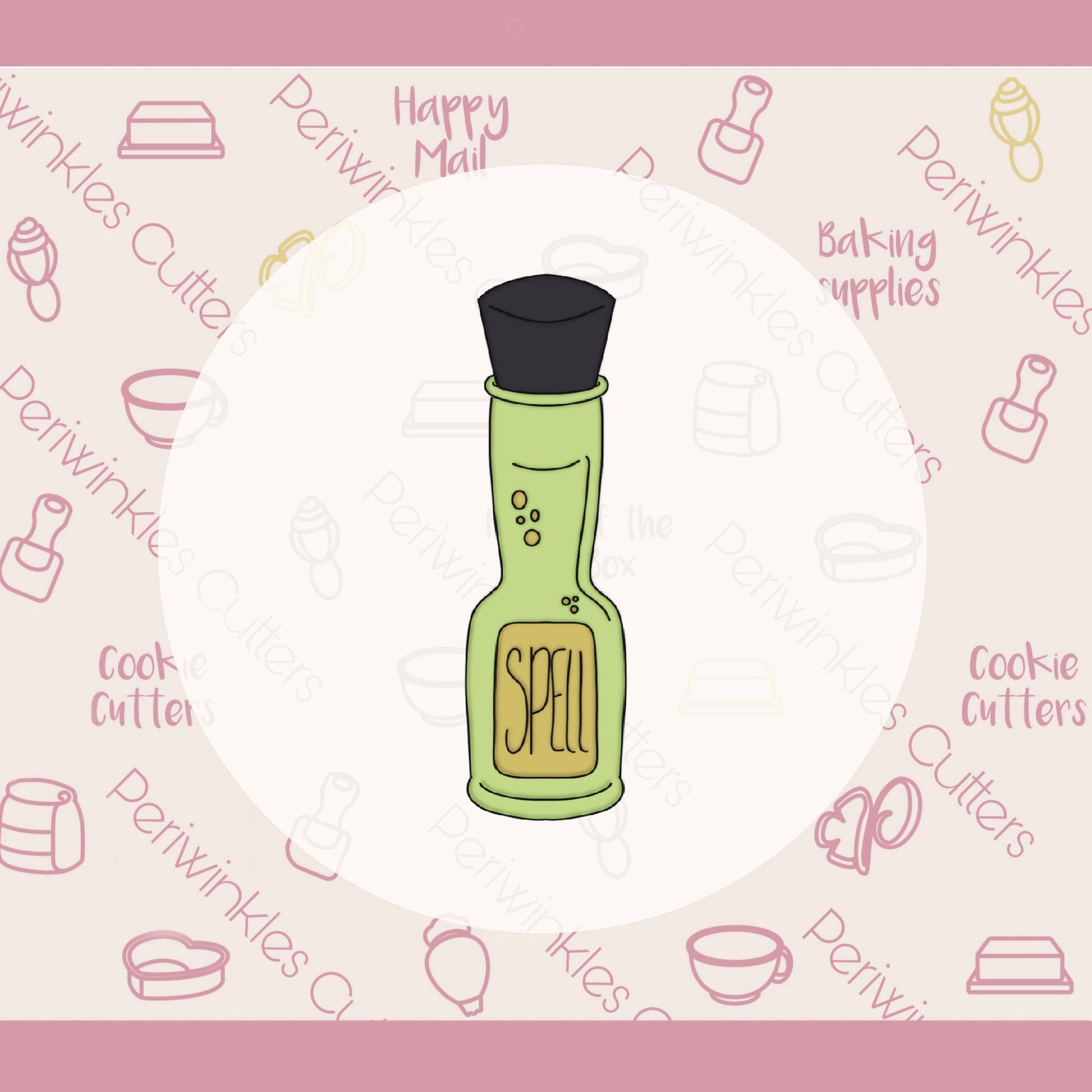 Stick Tallish Potion Bottle Cookie Cutter - Periwinkles Cutters