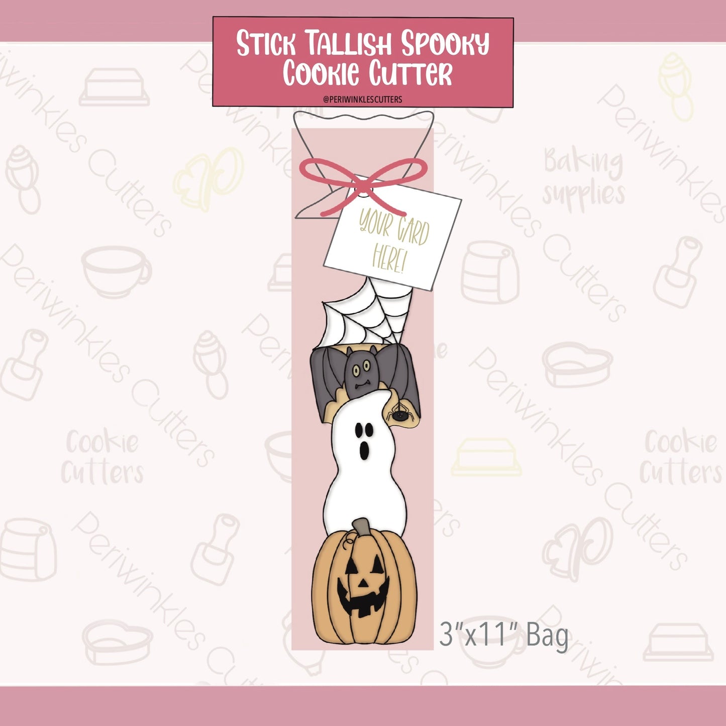 Stick Tallish Spooky Cookie Cutter - Periwinkles Cutters