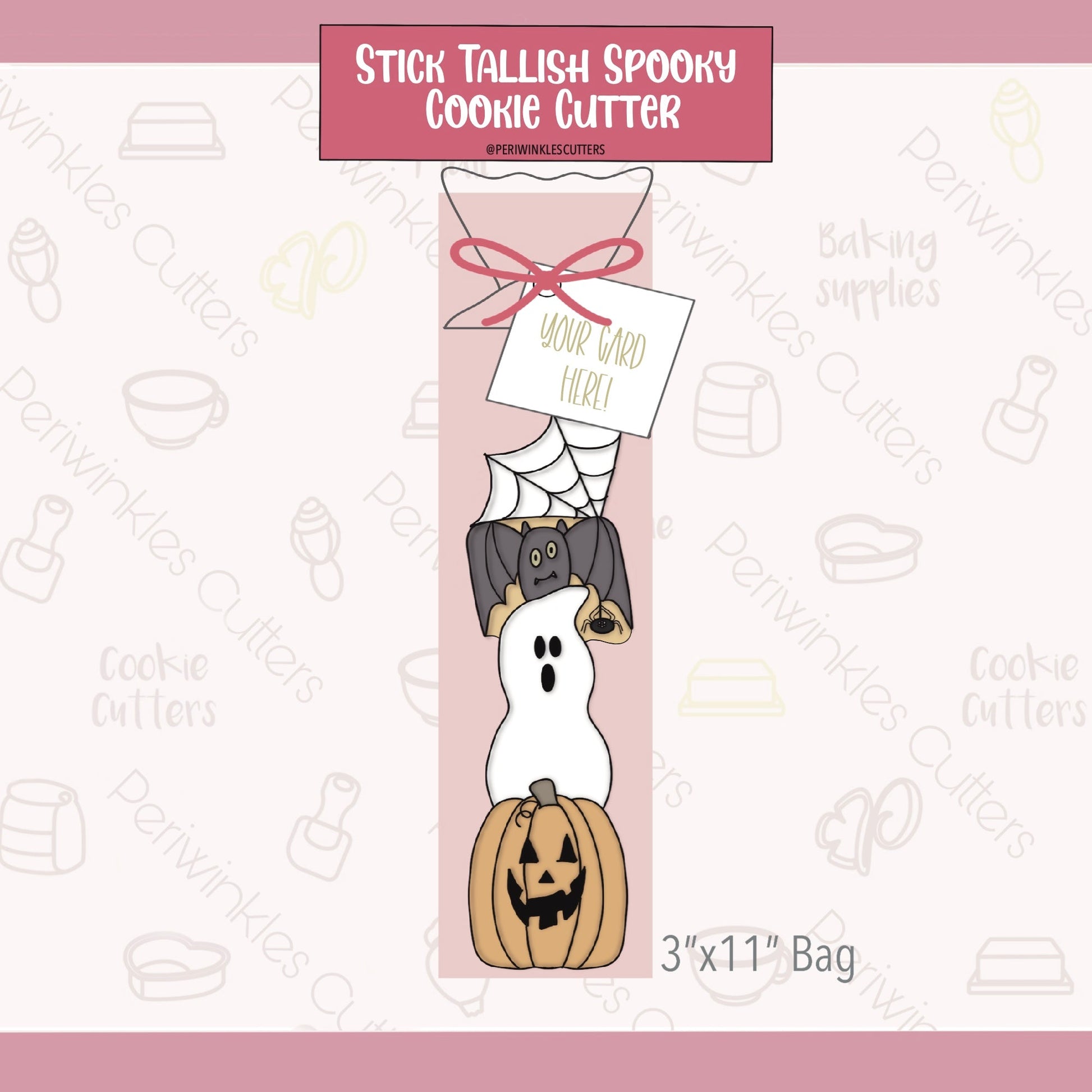 Stick Tallish Spooky Cookie Cutter - Periwinkles Cutters