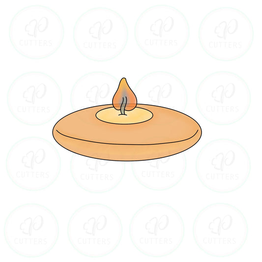 Stone Oil Lamp Cookie Cutter - Periwinkles Cutters