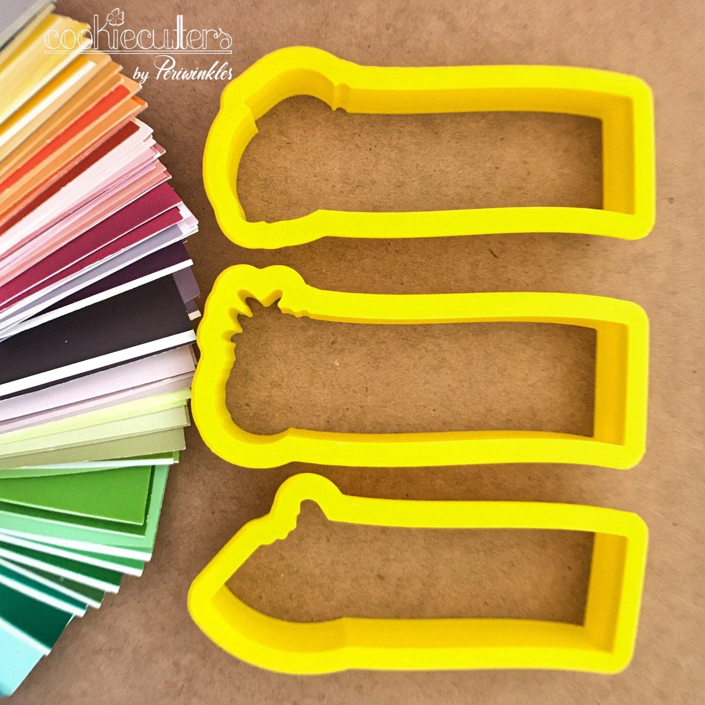 Summer Banners Cookie Cutter - Periwinkles Cutters