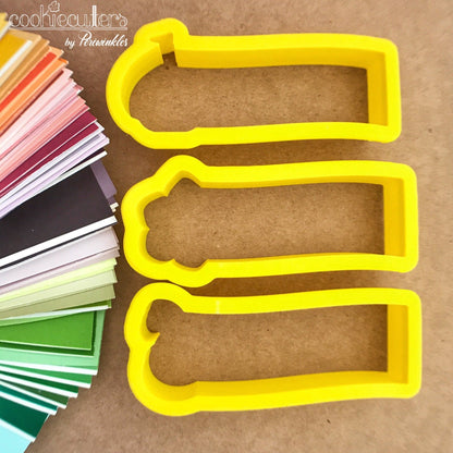 Summer Banners Cookie Cutter - Periwinkles Cutters