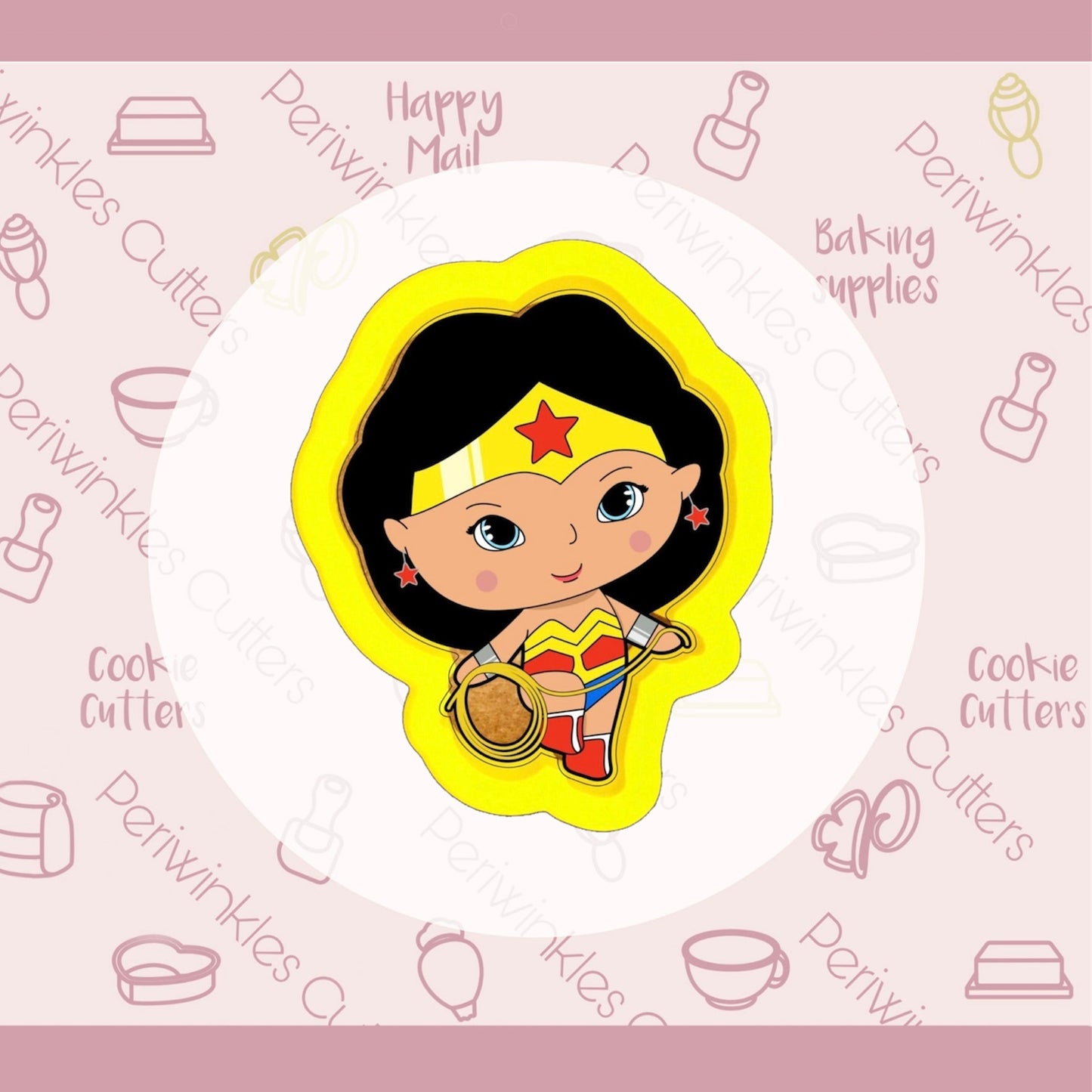 Supergirl Cookie Cutter - Periwinkles Cutters