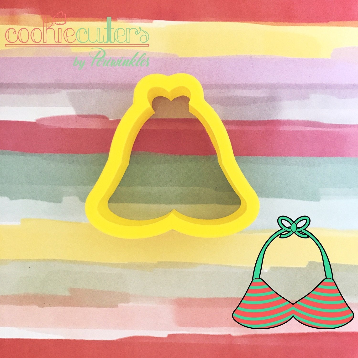 Swimwear Cookie Cutter - Periwinkles Cutters
