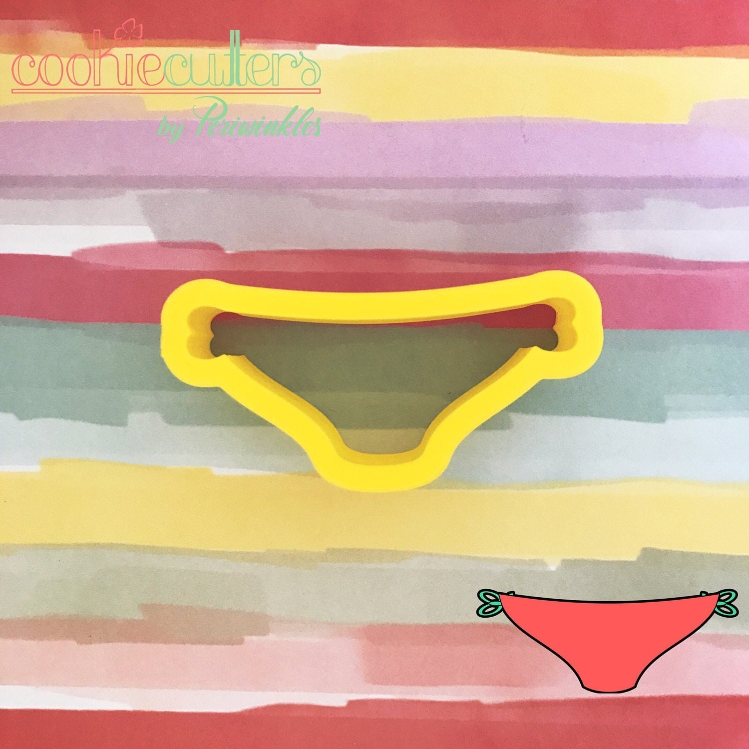Swimwear Cookie Cutter - Periwinkles Cutters