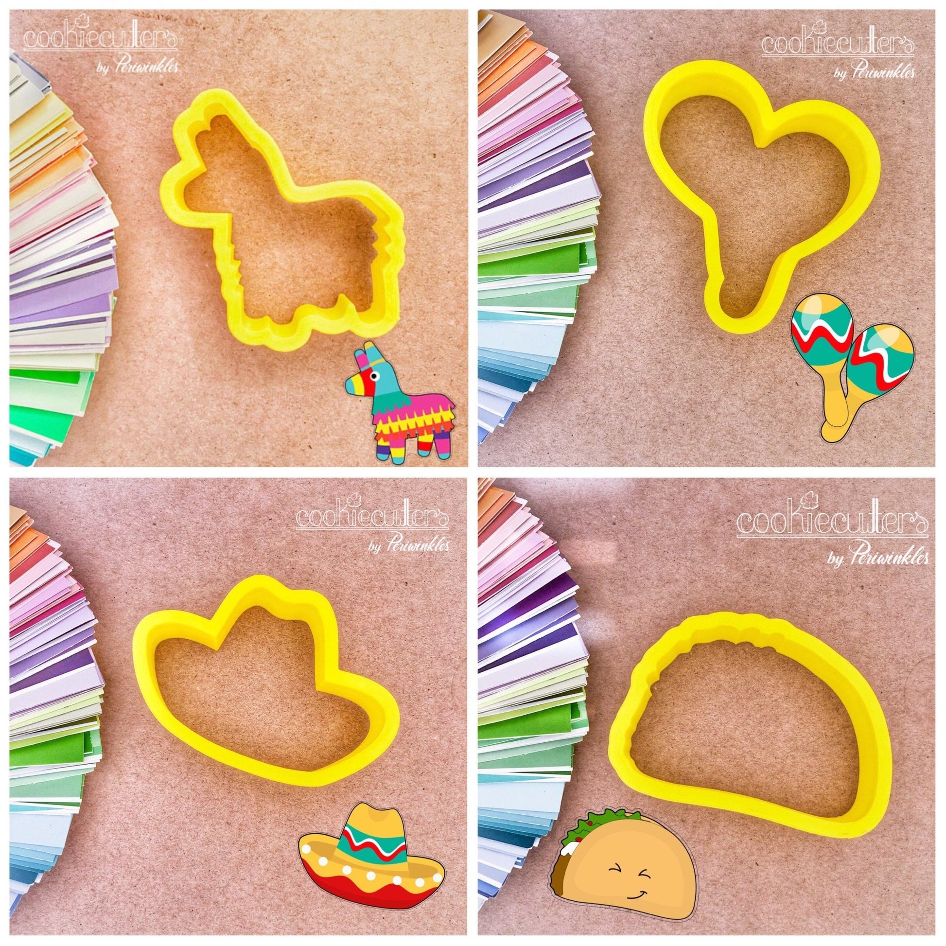 Taco Cookie Cutter - Periwinkles Cutters