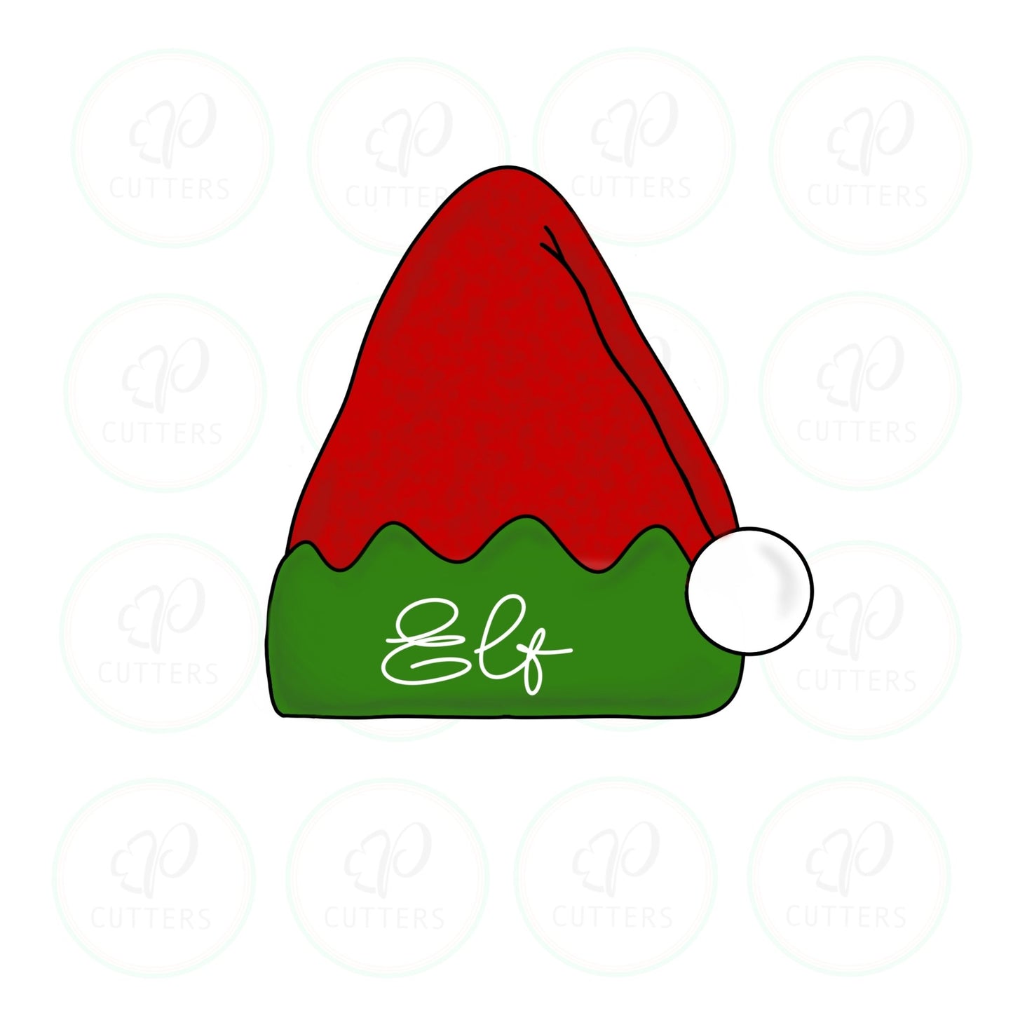 Tall Elf Hat Cookie Cutter - Periwinkles Cutters