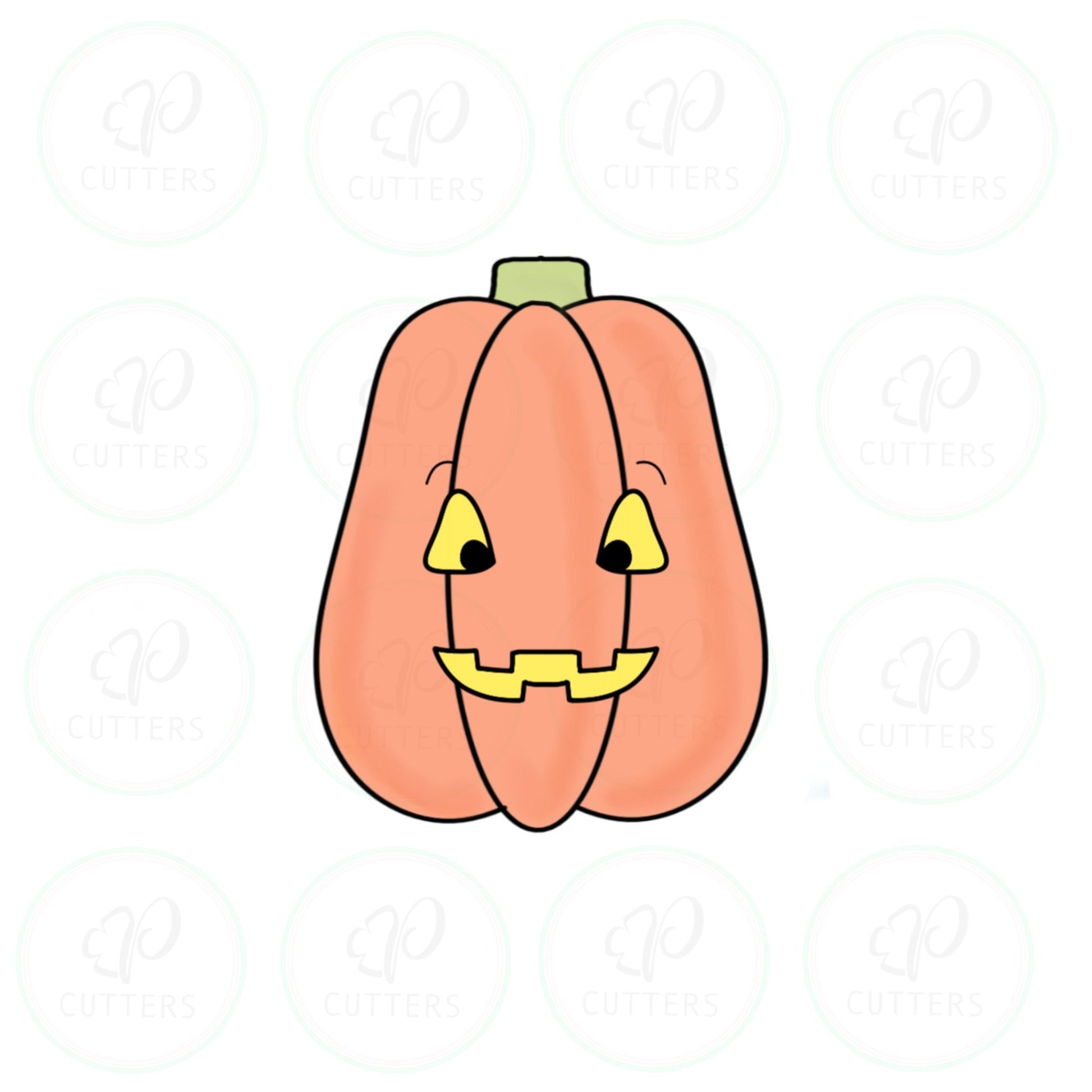 Tall Pumpkin 2020 Cookie Cutter - Periwinkles Cutters