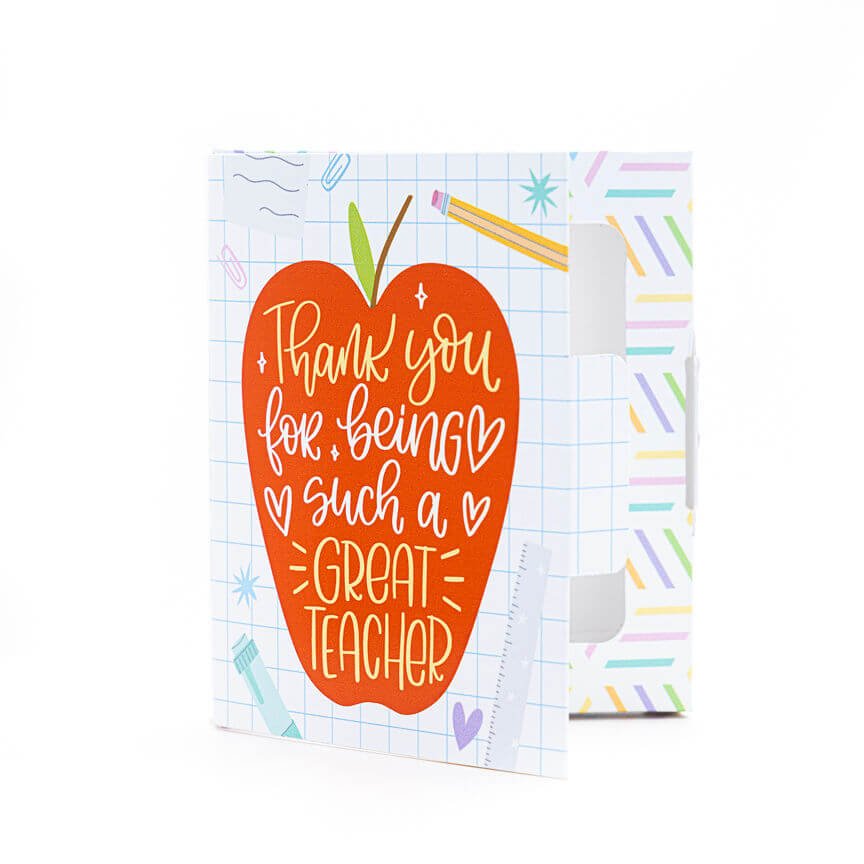 Teacher Greeting Card Cookie Cutters - Periwinkles Cutters