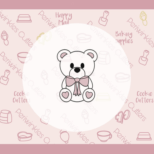 Teddy Bear Toy Cookie Cutter - Periwinkles Cutters