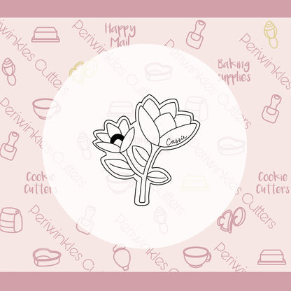 The Cassie Flowers Cookie Cutter - Periwinkles Cutters