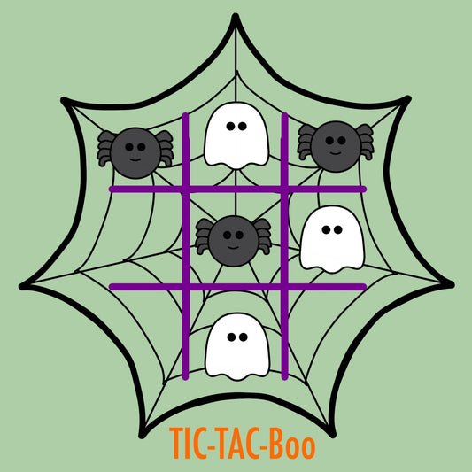 Tic Tac Toe Boo Cookie Cutter Set - Periwinkles Cutters