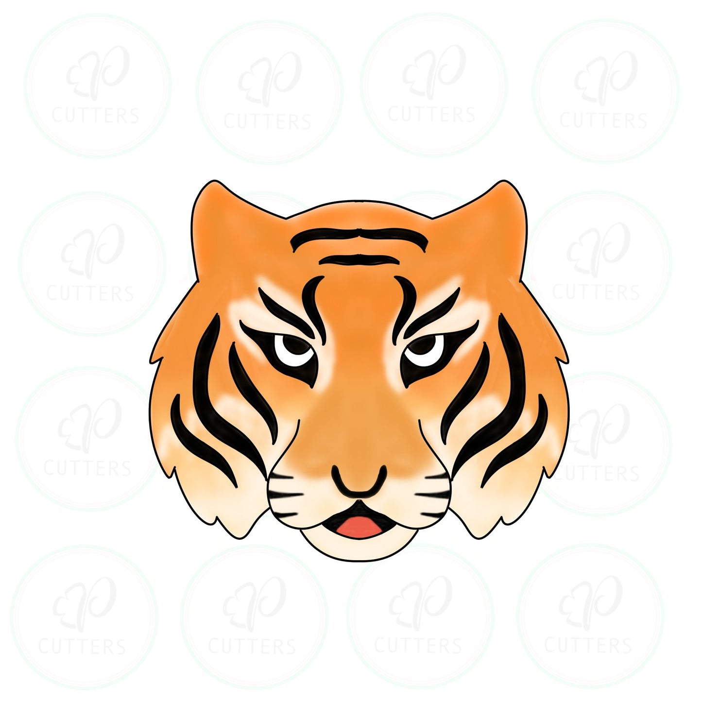 TIger Face Cookie Cutter - Periwinkles Cutters