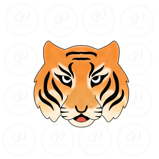 TIger Face Cookie Cutter - Periwinkles Cutters