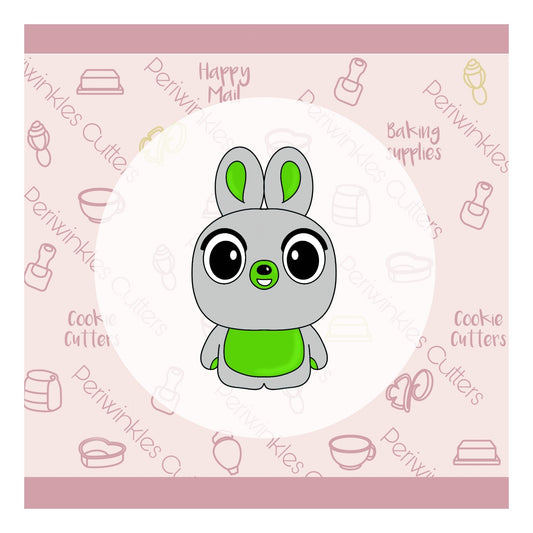 Toy Bunny Cookie Cutter - Periwinkles Cutters