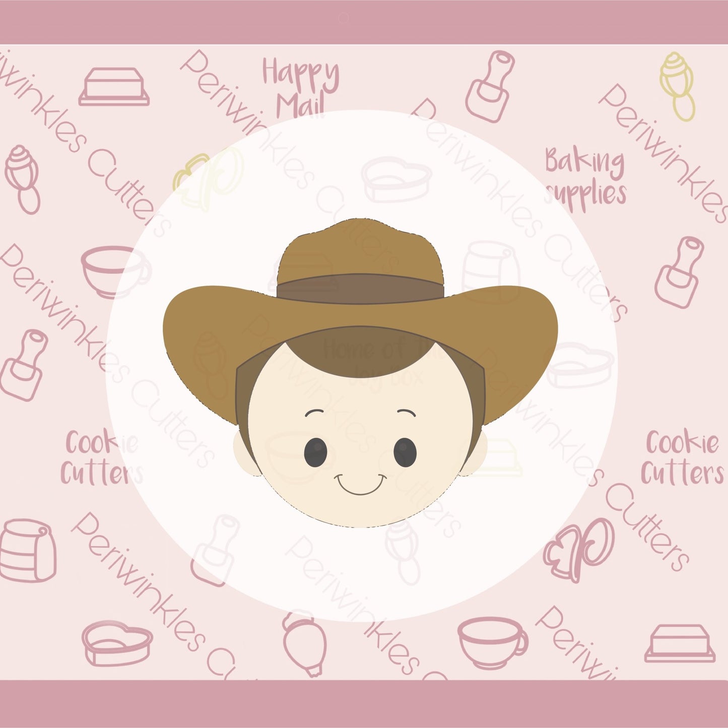 Toy Cowboy Cookie Cutter - Periwinkles Cutters