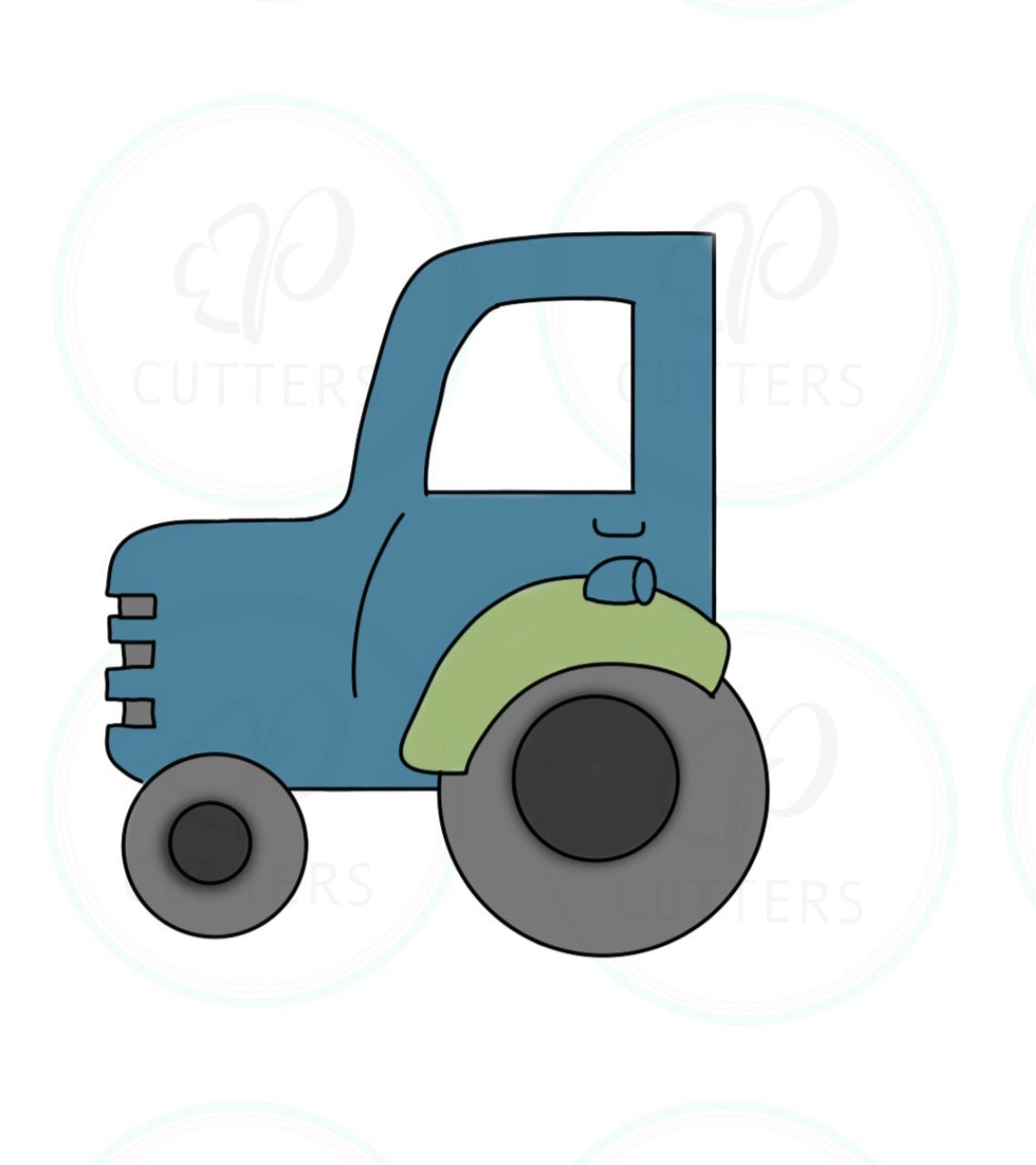 Tractor Cookie Cutter - Periwinkles Cutters