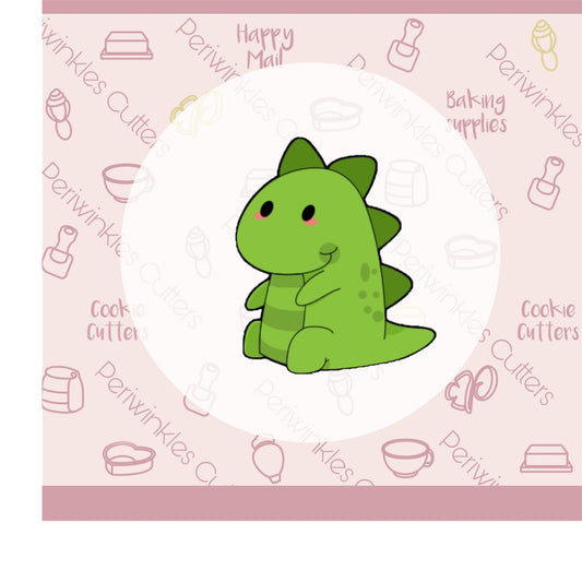 TRex Dinosaur Cookie Cutter - Periwinkles Cutters