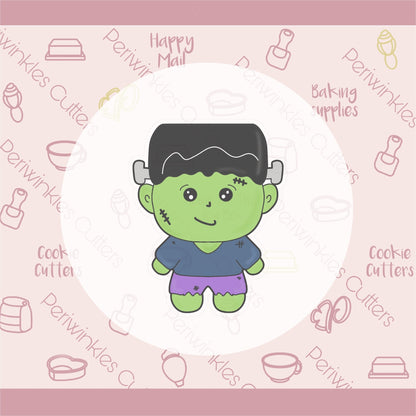 Trick or Treater Frankenstein Cookie Cutter - Periwinkles Cutters