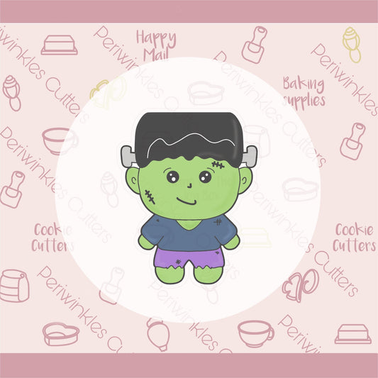 Trick or Treater Frankenstein Cookie Cutter - Periwinkles Cutters