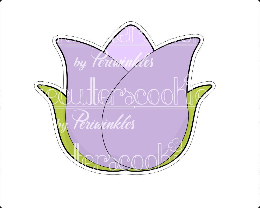 Tulip Cookie Cutter - Periwinkles Cutters