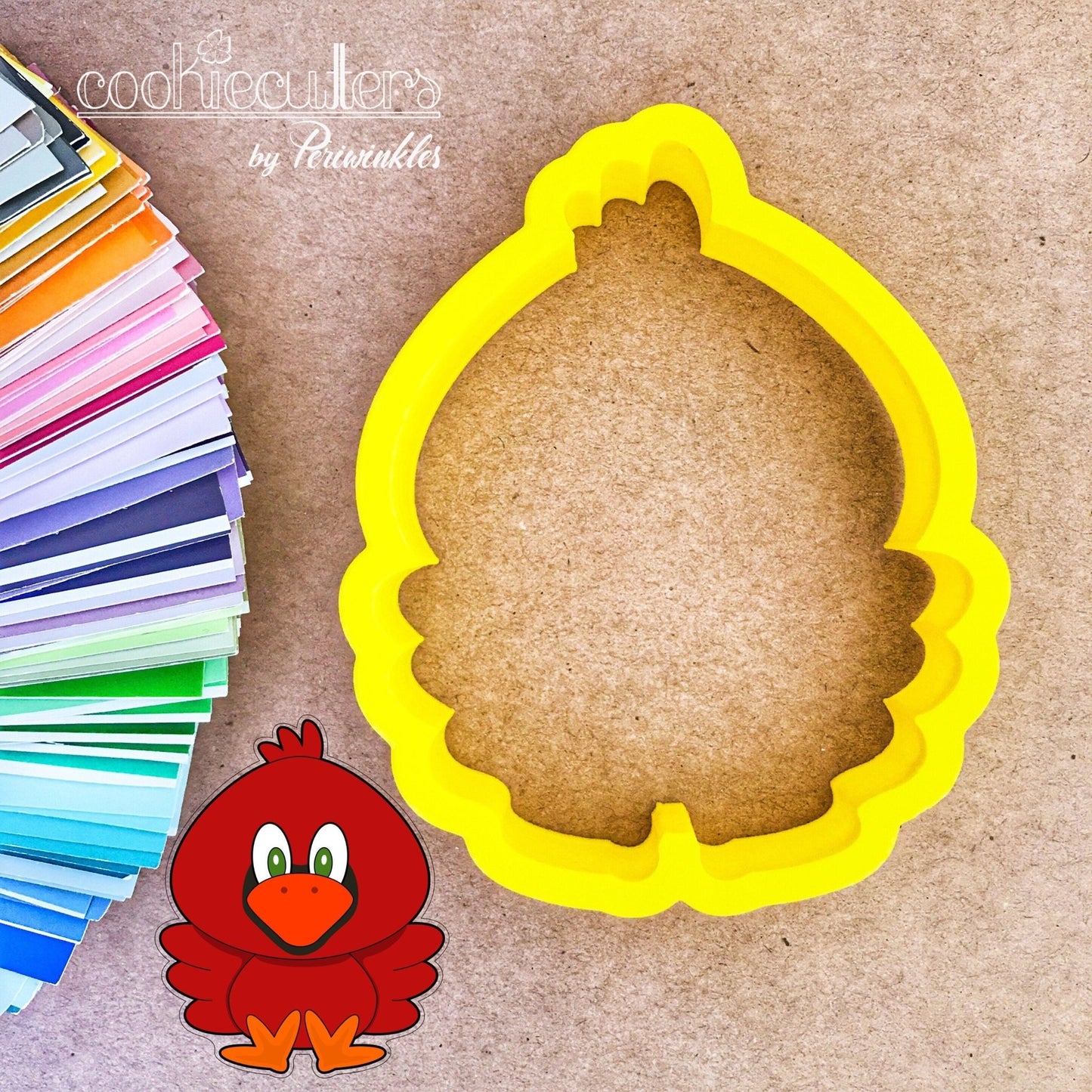 Turkey - Cardinal - Crow Bird Cookie Cutter - Periwinkles Cutters