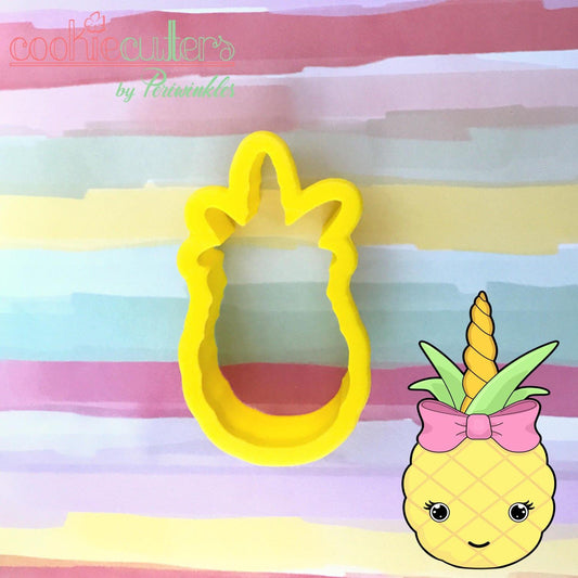 Unicorn Pineapple Cookie Cutter - Periwinkles Cutters
