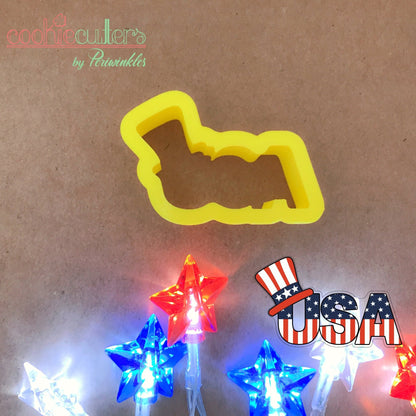 USA Sign Cookie Cutter - Periwinkles Cutters