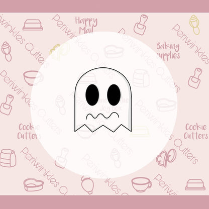 Video Game Ghost Cookie Cutter - Periwinkles Cutters