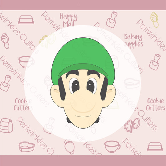 Video Game Green Hat Cookie Cutter - Periwinkles Cutters